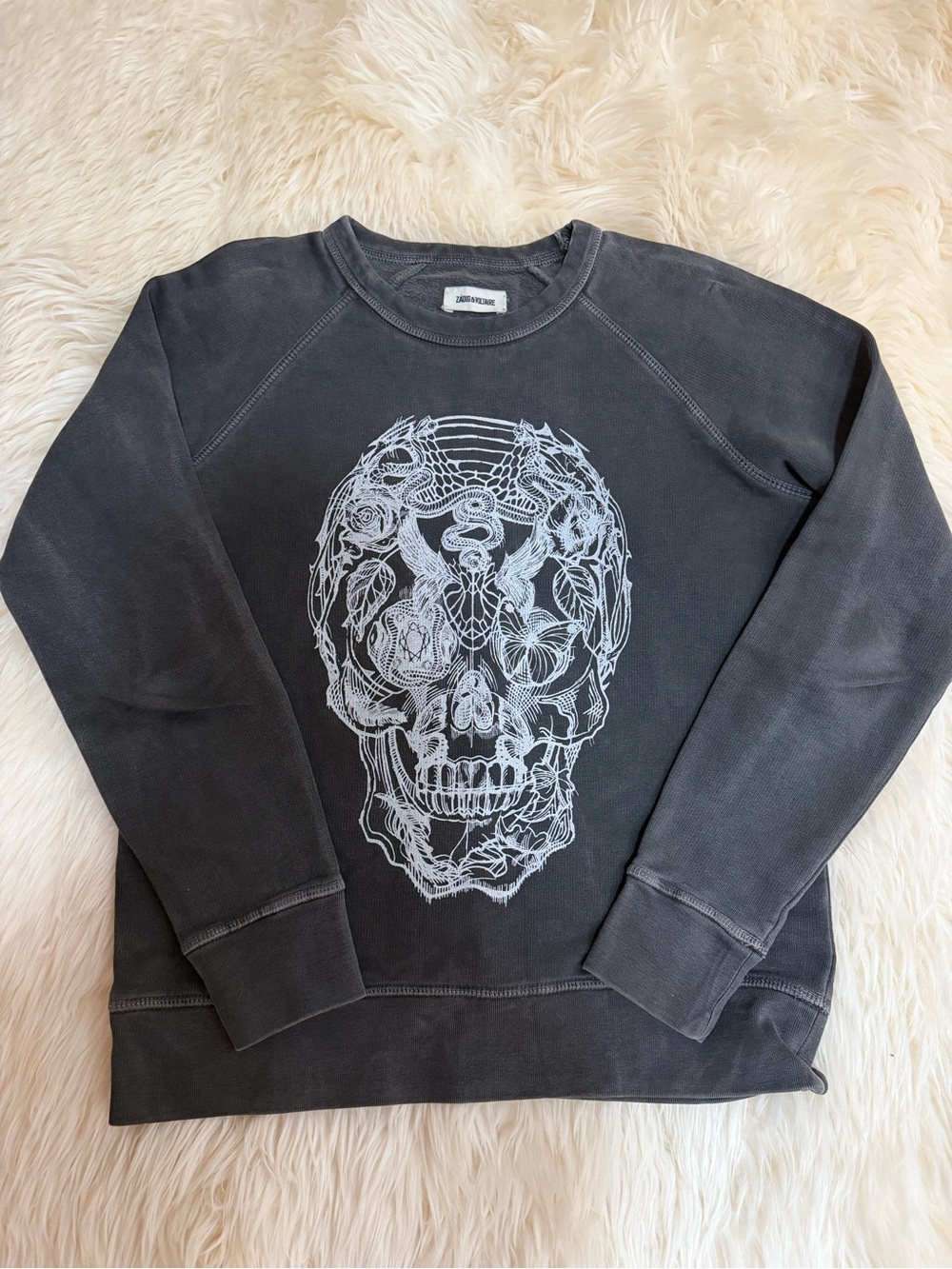 Zadig & Voltaire James
Overdyed Sweatshirt Charcoal
Gray Size XS (fits xxs) - Picture 2 of 4